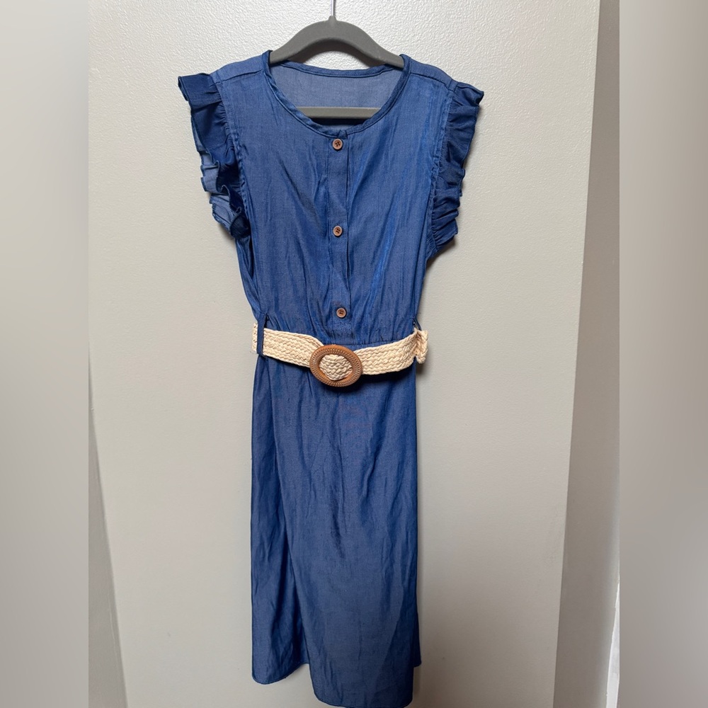 Girls Lightweight Denim Dress | EUC